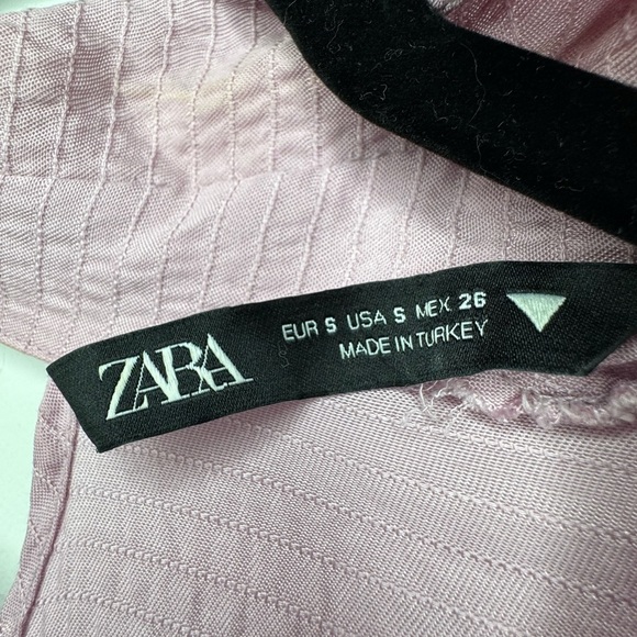 ZARA Pink Open-Back with K not Detail Flowy Top – Size Small - Picture 9 of 9